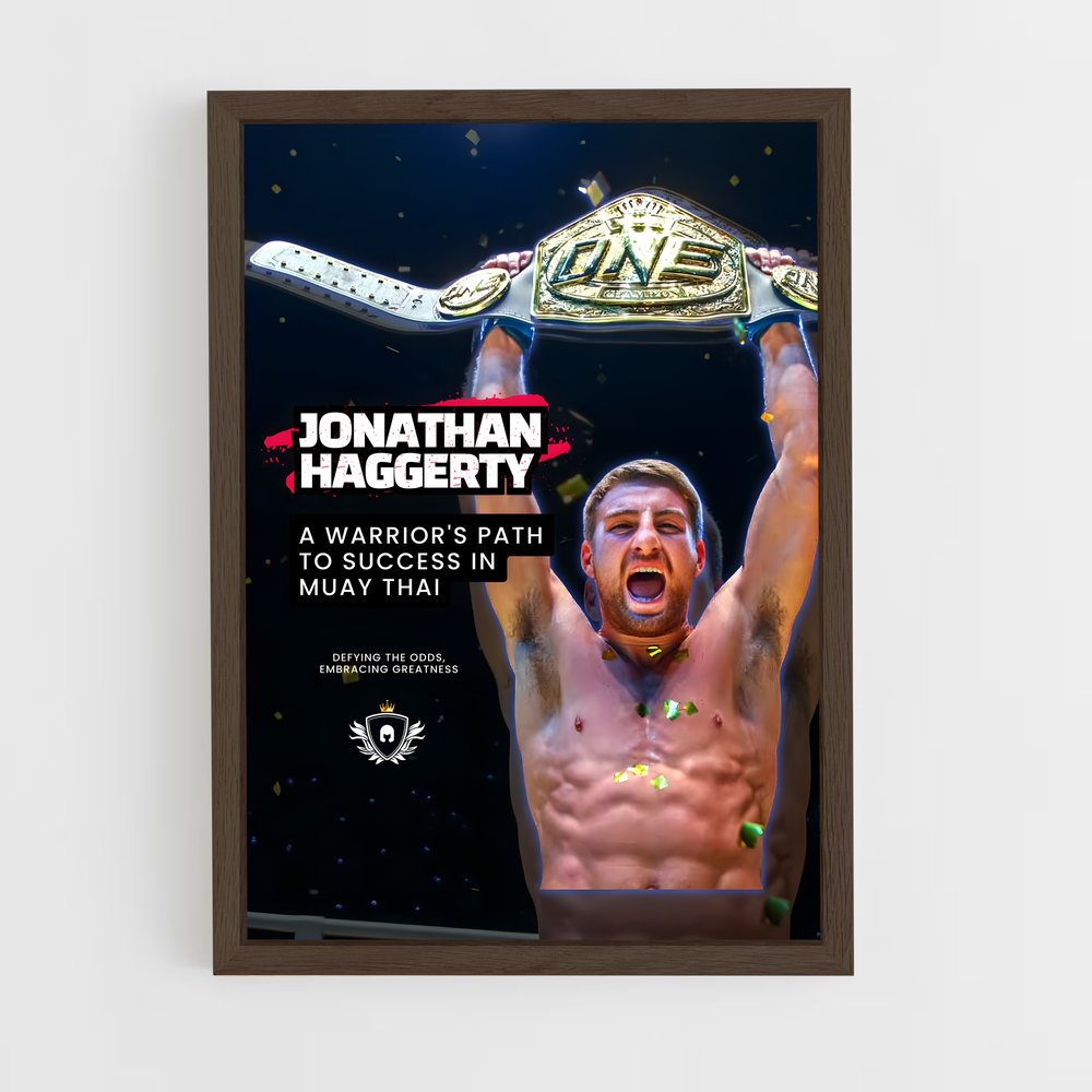 Poster Le Champion Entraîné – affiche MMA (vue 5)